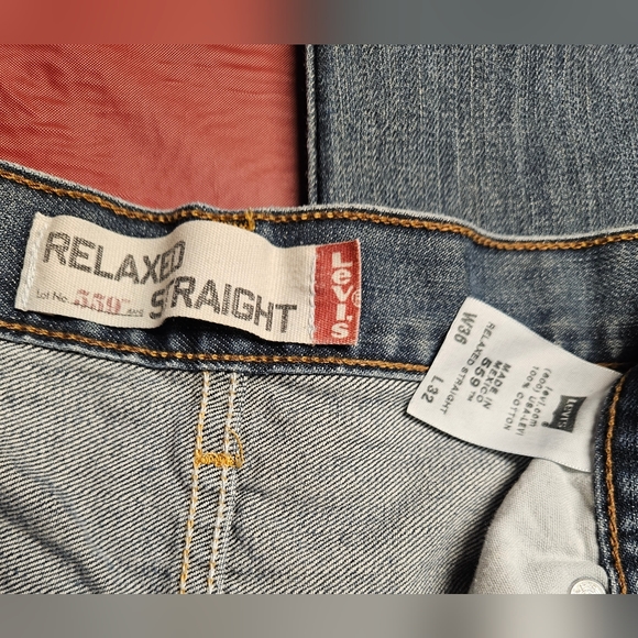 Levi's 559 Relaxed Straight 36×32 w/Slight Shrinkage Vintage 2000's E.U.C - Picture 3 of 8